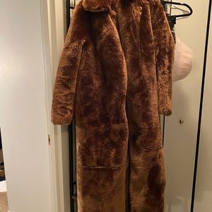 Teddy maxi coat